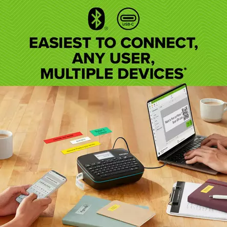 Dymo LabelManager Executive 640CB Valuepack + 3 kpl D1-teippikasettia - Dymo tarrakirjoittimet - 2202121 - 2