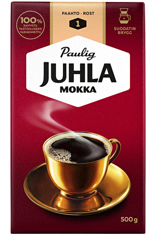 Juhla Mokka Kahvi 500g, suodatinjauhatus - Kahvit - 6411300000494 - 1